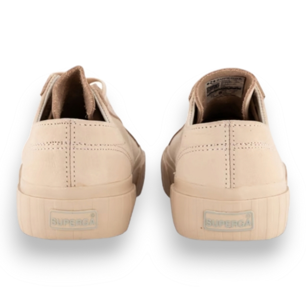 SUPERGA 2630 Stripe Buttersoft Shoes in Pink Blush-Green Iceberg - Picture 5 of 15